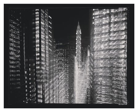 Chrysler Building Motion Landscape #4 by Len Prince art print