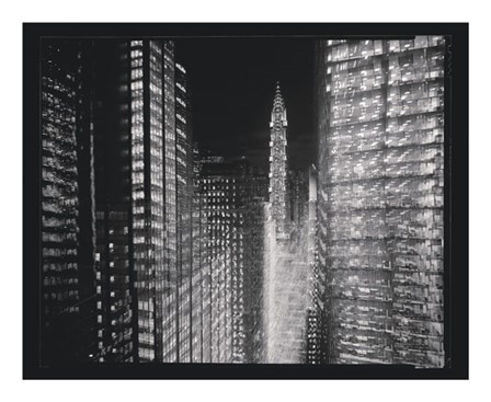 Chrysler Building Motion Landscape #4 by Len Prince art print