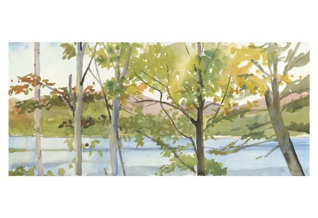 Lake Study (right) by Elissa Gore art print