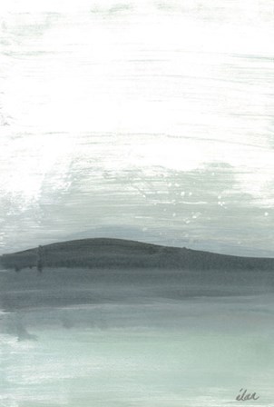 Silver Silence: The Mountain by Joan Davis art print