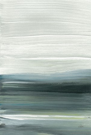 Silver Silence: Opal Sky by Joan Davis art print