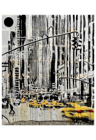 Somewhere in New York City by Loui Jover art print