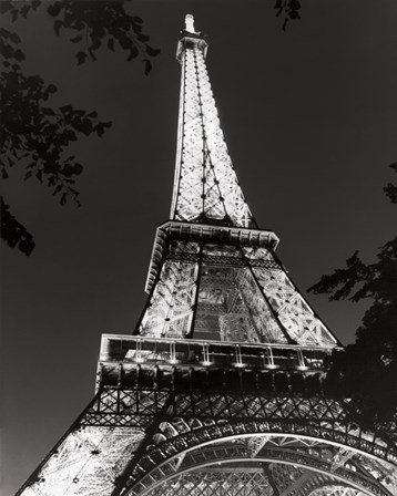 Eiffel Tower at Night by Christopher Bliss art print