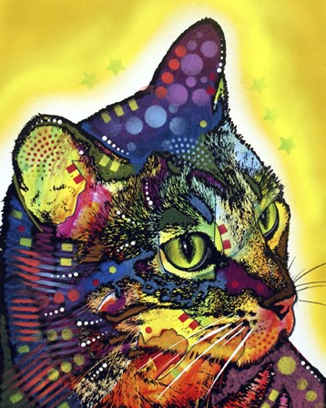 Confident Cat by Dean Russo art print