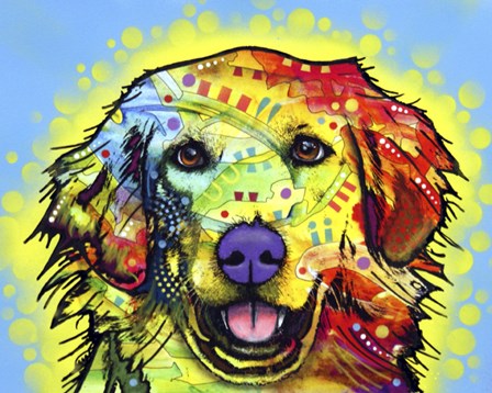 Golden Retriever by Dean Russo art print