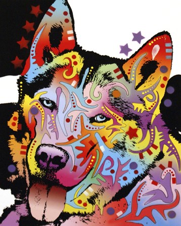 Siberian Husky 1 by Dean Russo art print