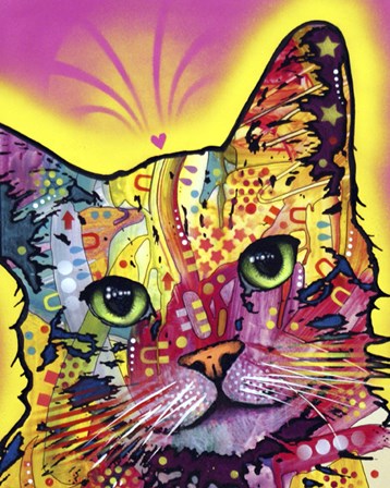 Tilt Cat by Dean Russo art print