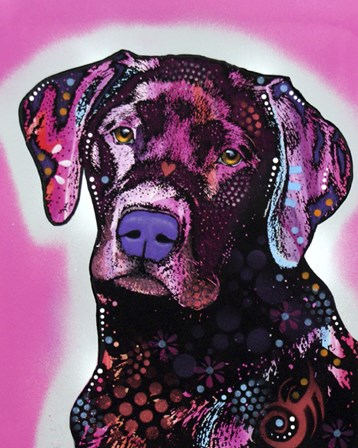 Black Lab by Dean Russo art print