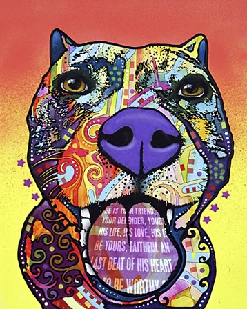 Bark Don&#39;t Bite by Dean Russo art print