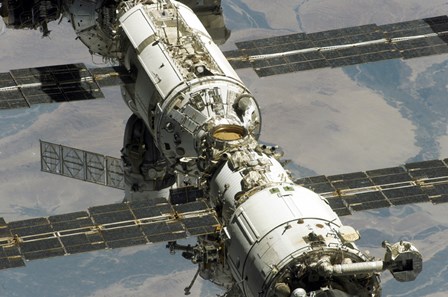 Close Up View of International Space Station by Stocktrek Images art print