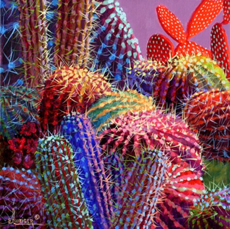 Barrel Cactus 4 by Sharon Weiser art print