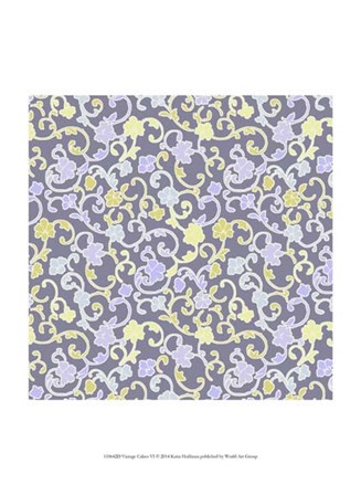Vintage Calico VI by Katia Hoffman art print