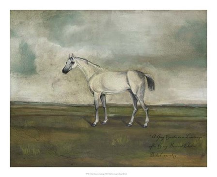 A Grey Hunter in a Landscape by Naomi McCavitt art print