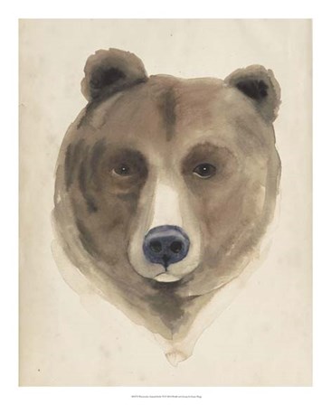 Watercolor Animal Study VI by Grace Popp art print