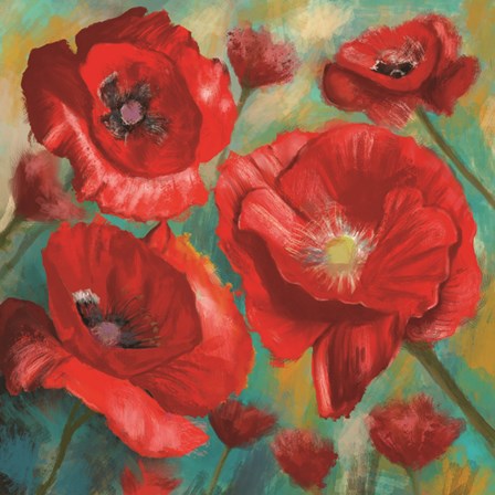 Red Poppies Bloom of Joy by Anthony Christou art print