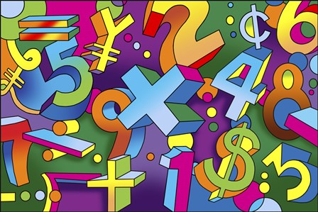 Math Mural by Howie Green art print