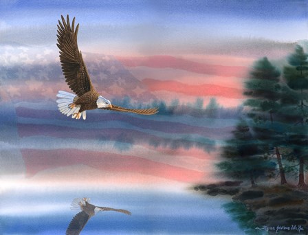 Heartland Eagle by Byron Wells art print