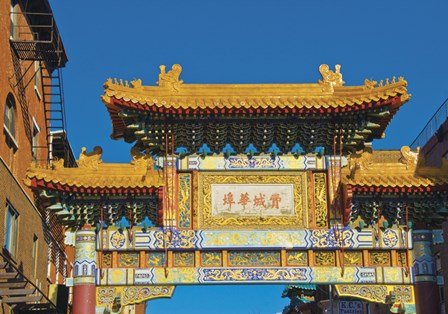 Chinatown Arch by Erin Clark art print