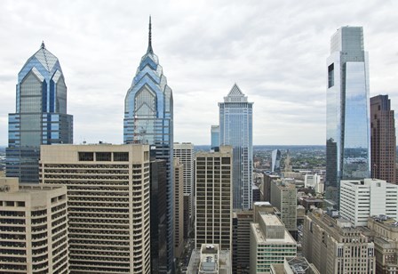 Philly Skyline by Erin Clark art print