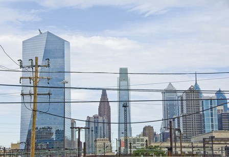 Industrial Skyline by Erin Clark art print