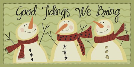 Snowmen by Erin Clark art print