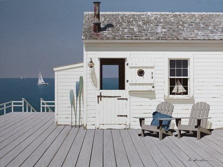 Dock House by Zhen-Huan Lu art print