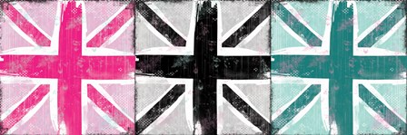 Union Jack Three Square I by Louise Carey art print