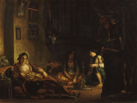 Women of Algiers in their Apartment, 1847-49 by Eugene Delacroix art print