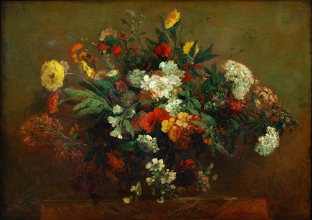Flower by Eugene Delacroix art print