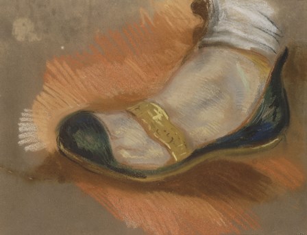 Study of a Slipper, 1827-1828 by Eugene Delacroix art print