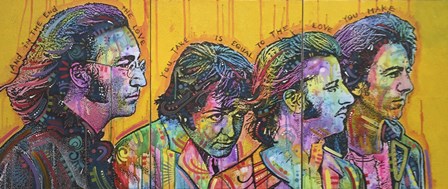 Beatles Pano by Dean Russo art print