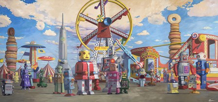 Fairgrounds by Eric Joyner art print