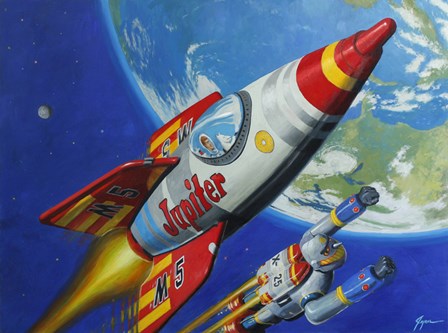 Space Patrol 2 by Eric Joyner art print