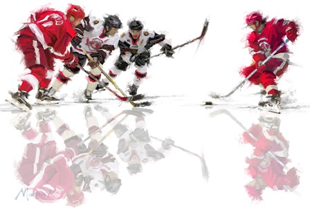 Ice Hockey 2 by The Macneil Studio art print