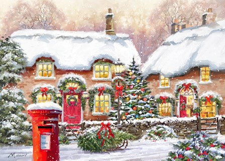 Winter Cottages 2 by The Macneil Studio art print