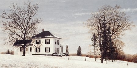 Country Manor House by David Knowlton art print