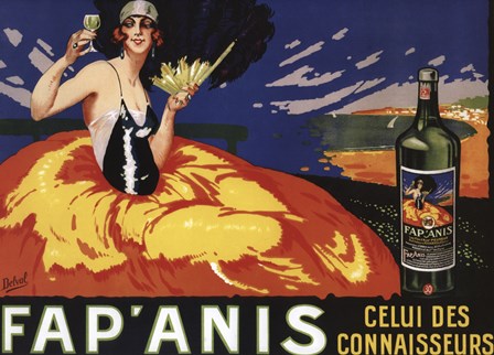 Fap Anis Wine French by Lantern Press art print