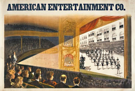 American Entertainment by Print Collection art print