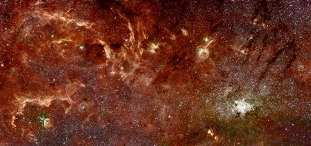 An Infrared View of the Galaxy by Print Collection art print