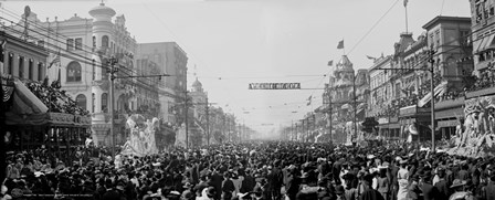 The Rex Pageant, Mardi Gras by Print Collection art print