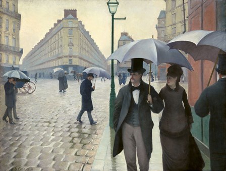 Paris Street, A Rainy Day by Gustave Caillebotte art print