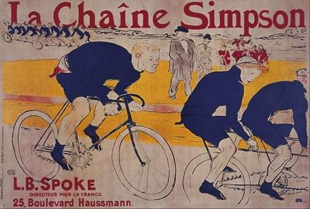 La Chaine Simpson by Vintage Apple Collection art print