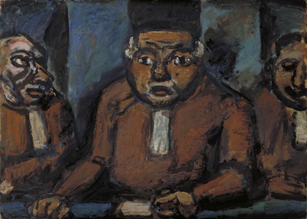 The Three Judges by Goerges Rouault art print