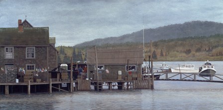 Where&#39;Re The Lobsta? by David Knowlton art print