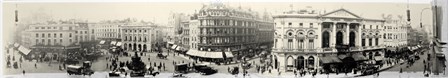 Picadilly Circus London 1900 by Mindy Sommers art print
