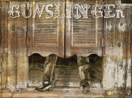 Gunslinger by Mindy Sommers art print
