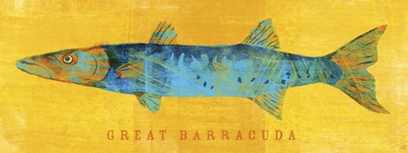 Great Barracuda by John W. Golden art print