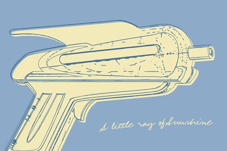 Lunastrella Raygun No. 2 by John W. Golden art print