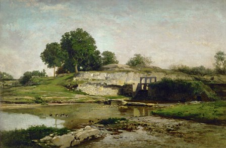 La Vanne D&#39;Optevoz (Isere), 1859 by Charles Francois Daubigny art print