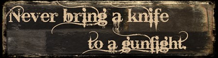 Gunfight by Color Bakery art print